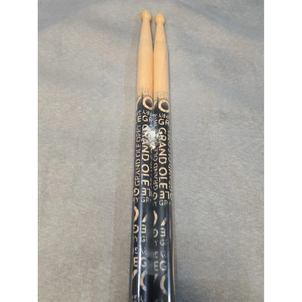 Grand Ole Opry Brand New Souvenir Scattered Logo Wooden Drum Sticks Nashville TN